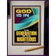 GOD IS IN THE GENERATION OF THE RIGHTEOUS  Ultimate Inspirational Wall Art  Portrait  GWJOY12679  