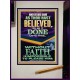 AS THOU HAST BELIEVED SO BE IT DONE UNTO THEE  Scriptures Décor Wall Art  GWJOY13006  