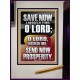 O LORD SAVE AND PLEASE SEND NOW PROSPERITY  Contemporary Christian Wall Art Portrait  GWJOY13047  