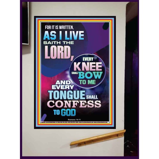 IN JESUS NAME EVERY KNEE SHALL BOW  Unique Scriptural Portrait  GWJOY9465  