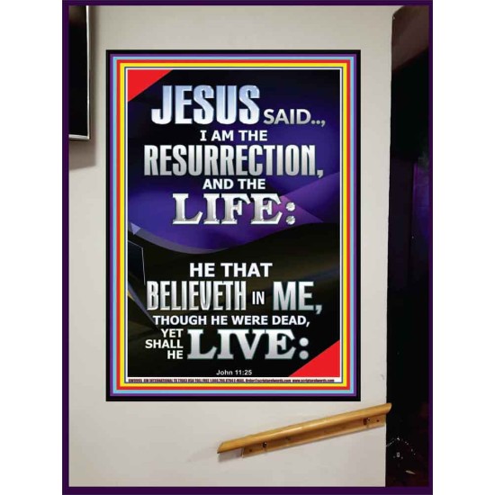 I AM THE RESURRECTION AND THE LIFE  Eternal Power Portrait  GWJOY9995  