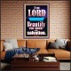 THE MEEK IS BEAUTIFY WITH SALVATION  Scriptural Prints  GWJOY10058  