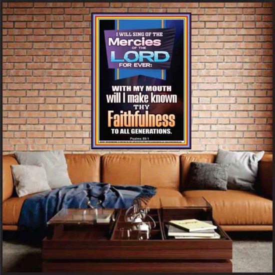 SING OF THE MERCY OF THE LORD  Décor Art Work  GWJOY10071  