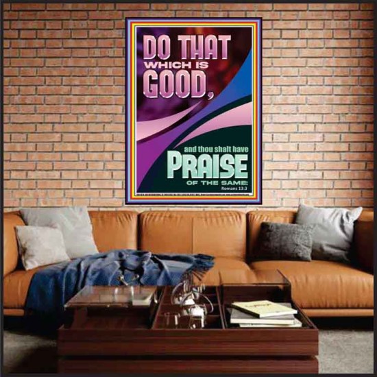 DO THAT WHICH IS GOOD AND YOU SHALL BE APPRECIATED  Bible Verse Wall Art  GWJOY11870  