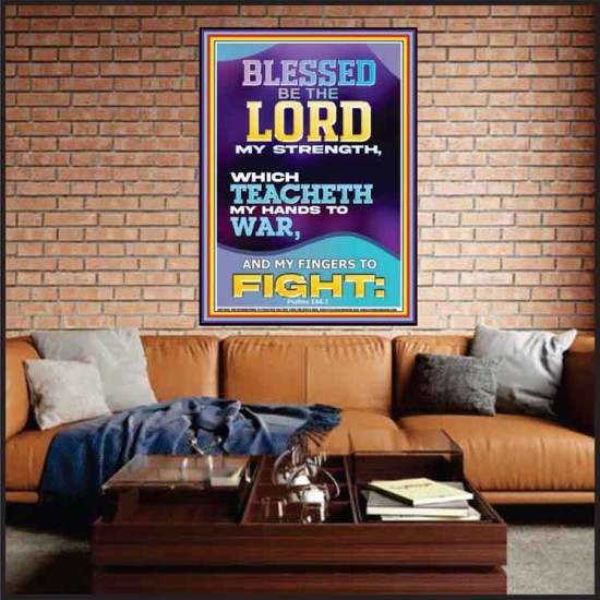 THE LORD MY STRENGTH WHICH TEACHETH MY HANDS TO WAR  Children Room  GWJOY11933  