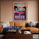 THE VOICE OF THE LORD IS POWERFUL  Scriptures Décor Wall Art  GWJOY11977  