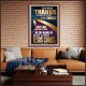 GIVING THANKS ALWAYS FOR ALL THINGS UNTO GOD  Ultimate Inspirational Wall Art Portrait  GWJOY12229  