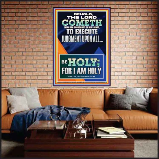 THE LORD COMETH TO EXECUTE JUDGMENT UPON ALL  Large Wall Accents & Wall Portrait  GWJOY12302  