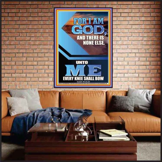 UNTO ME EVERY KNEE SHALL BOW  Custom Wall Scriptural Art  GWJOY12312  