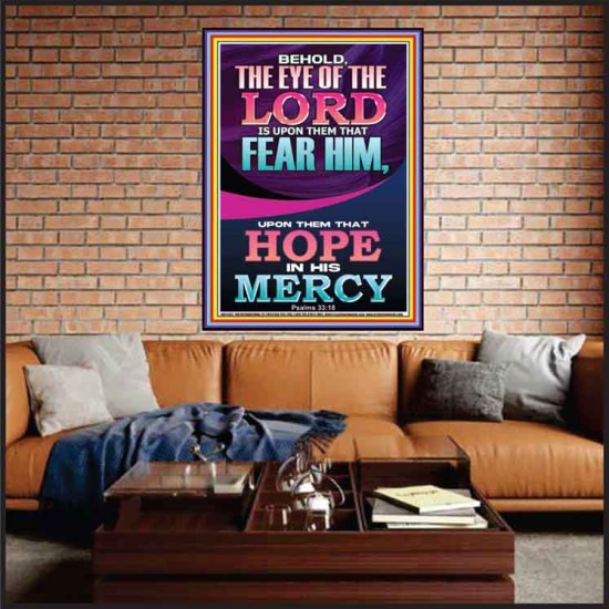 THEY THAT HOPE IN HIS MERCY  Unique Scriptural ArtWork  GWJOY12332  