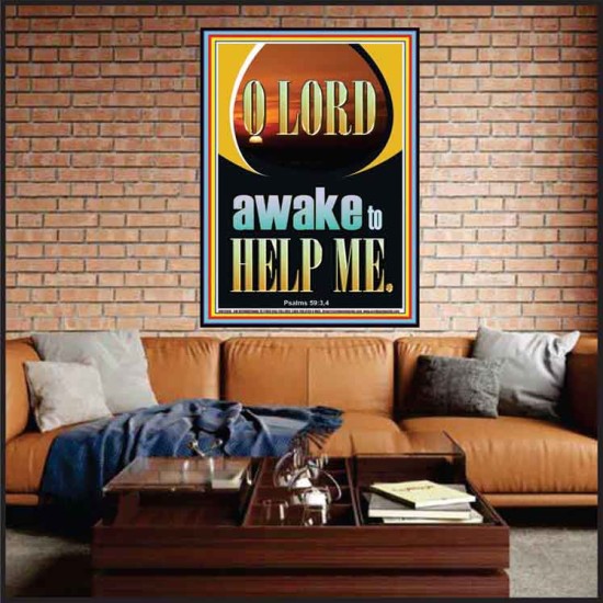 O LORD AWAKE TO HELP ME  Unique Power Bible Portrait  GWJOY12645  