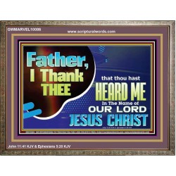 FATHER I THANK YOU  Art & Wall Décor  GWMARVEL10086  "36X31"