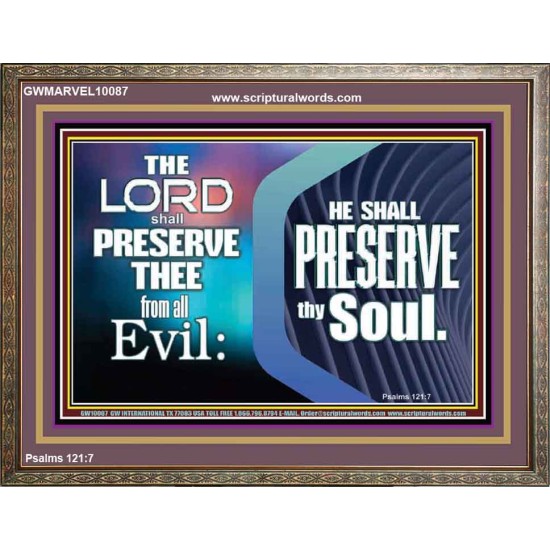 THY SOUL IS PRESERVED FROM ALL EVIL  Wall Décor  GWMARVEL10087  
