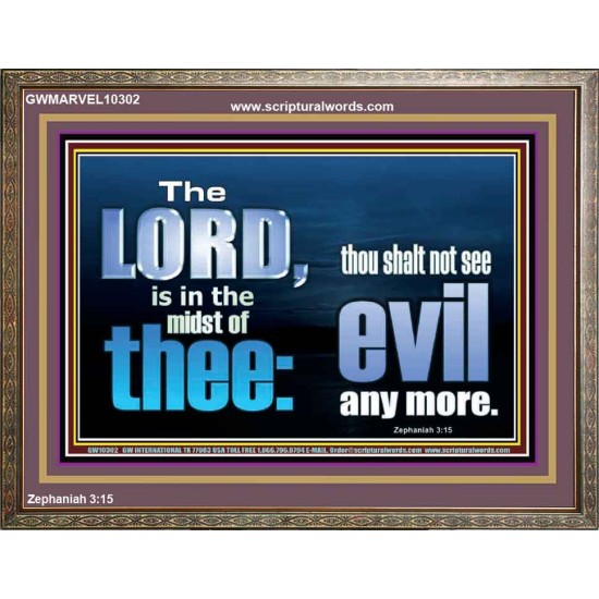 THOU SHALL NOT SEE EVIL ANY MORE  Unique Scriptural ArtWork  GWMARVEL10302  