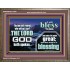 I BLESS THEE AND THOU SHALT BE A BLESSING  Custom Wall Scripture Art  GWMARVEL10306  "36X31"