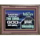 I BLESS THEE AND THOU SHALT BE A BLESSING  Custom Wall Scripture Art  GWMARVEL10306  
