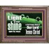 THE LIGHT SHINE UPON THEE  Custom Wall Décor  GWMARVEL10314  "36X31"
