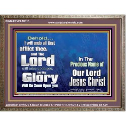 HIS GLORY SHALL BE SEEN UPON YOU  Custom Art and Wall Décor  GWMARVEL10315  "36X31"