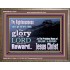 THE GLORY OF THE LORD WILL BE UPON YOU  Custom Inspiration Scriptural Art Wooden Frame  GWMARVEL10320  "36X31"