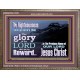 THE GLORY OF THE LORD WILL BE UPON YOU  Custom Inspiration Scriptural Art Wooden Frame  GWMARVEL10320  