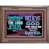 IN CHRIST JESUS IS ULTIMATE DELIVERANCE  Bible Verse for Home Wooden Frame  GWMARVEL10343  "36X31"