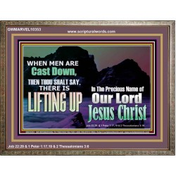 THOU SHALL SAY LIFTING UP  Ultimate Inspirational Wall Art Picture  GWMARVEL10353  "36X31"