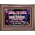 ABBA FATHER RECEIVE US GRACIOUSLY  Ultimate Inspirational Wall Art Wooden Frame  GWMARVEL10362  "36X31"