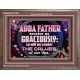 ABBA FATHER RECEIVE US GRACIOUSLY  Ultimate Inspirational Wall Art Wooden Frame  GWMARVEL10362  