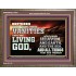 TURN FROM THESE VANITIES TO THE LIVING GOD JEHOVAH  Unique Scriptural Wooden Frame  GWMARVEL10363  "36X31"