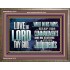 WALK IN ALL THE WAYS OF THE LORD  Righteous Living Christian Wooden Frame  GWMARVEL10375  "36X31"