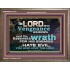 HATE EVIL YOU WHO LOVE THE LORD  Children Room Wall Wooden Frame  GWMARVEL10378  "36X31"