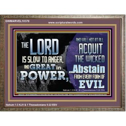 THE LORD GOD ALMIGHTY GREAT IN POWER  Sanctuary Wall Wooden Frame  GWMARVEL10379  "36X31"