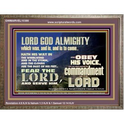 REBEL NOT AGAINST THE COMMANDMENTS OF THE LORD  Ultimate Inspirational Wall Art Picture  GWMARVEL10380  "36X31"