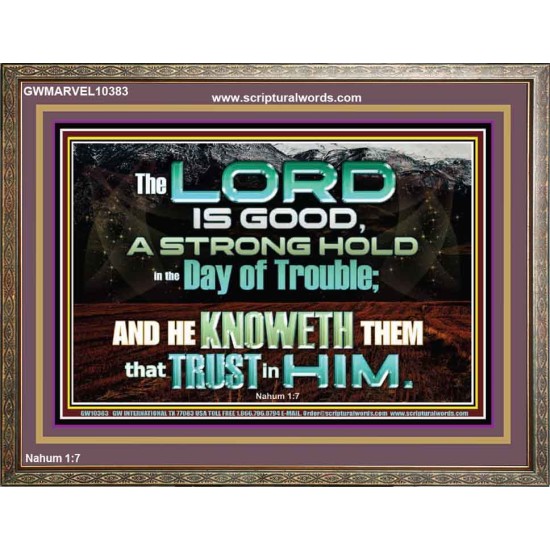 TRY HIM THE LORD IS GOOD ALL THE TIME  Ultimate Power Picture  GWMARVEL10383  