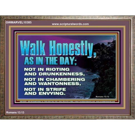 WALK HONESTLY ALL THE TIME  Eternal Power Picture  GWMARVEL10385  