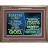 ETERNAL LIFE IS TO KNOW AND DWELL IN HIM CHRIST JESUS  Church Wooden Frame  GWMARVEL10395  "36X31"