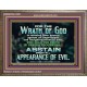 UNGODLINESS AND UNRIGHTEOUSNESS OUTLAW IN ETERNITY  Righteous Living Christian Wooden Frame  GWMARVEL10402  