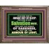 OUR SALVATION IS NEARER PUT ON THE ARMOUR OF LIGHT  Church Wooden Frame  GWMARVEL10404  "36X31"