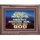 KINDNESS AND MERCIFUL TO THE NEEDY HONOURS THE LORD  Ultimate Power Wooden Frame  GWMARVEL10428  