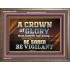 CROWN OF GLORY FOR OVERCOMERS  Scriptures Décor Wall Art  GWMARVEL10440  "36X31"