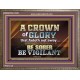 CROWN OF GLORY FOR OVERCOMERS  Scriptures Décor Wall Art  GWMARVEL10440  