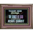 THANKING GOD ALWAYS OPENS GREATER DOOR  Scriptural Décor Wooden Frame  GWMARVEL10442  "36X31"