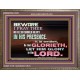 ALWAYS GLORY ONLY IN THE LORD   Christian Wooden Frame Art  GWMARVEL10443  