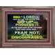 BE NOT DISCOURAGED GO UP AND POSSESS THE LAND  Bible Verse Wooden Frame  GWMARVEL10464  