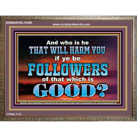 WHO IS IT THAT CAN HARM YOU  Bible Verse Art Prints  GWMARVEL10488  