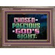 CHOSEN AND PRECIOUS IN THE SIGHT OF GOD  Modern Christian Wall Décor Wooden Frame  GWMARVEL10494  