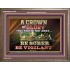 CROWN OF GLORY THAT FADETH NOT BE SOBER BE VIGILANT  Contemporary Christian Paintings Wooden Frame  GWMARVEL10501  "36X31"