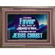 FOUND FAVOUR IN THE EYES OF JEHOVAH  Religious Art Wooden Frame  GWMARVEL10515  
