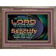 SANCTIFY YOURSELF AND BE HOLY  Sanctuary Wall Picture Wooden Frame  GWMARVEL10528  