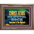 CHRIST JESUS OUR ROCK HOSANNA IN THE HIGHEST  Ultimate Inspirational Wall Art Wooden Frame  GWMARVEL10529  "36X31"